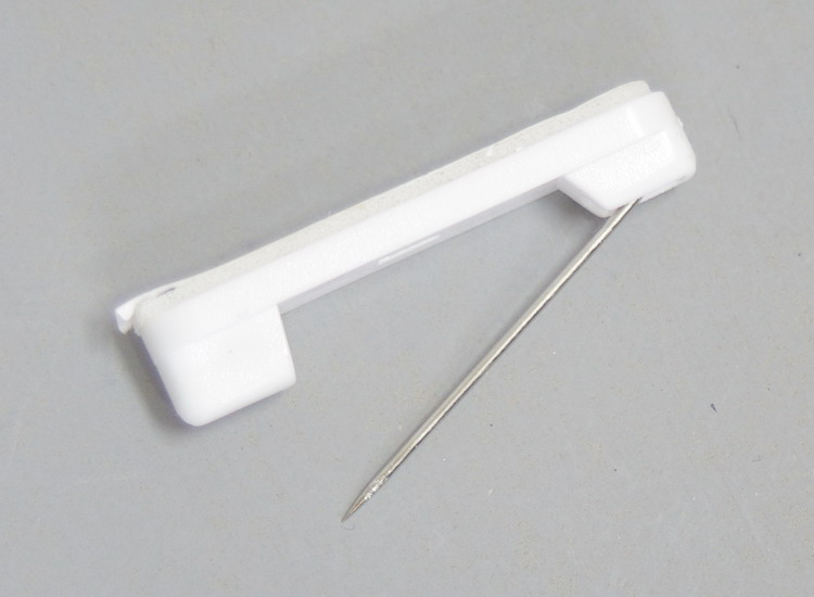 Blank Flat Name Tag with Pin